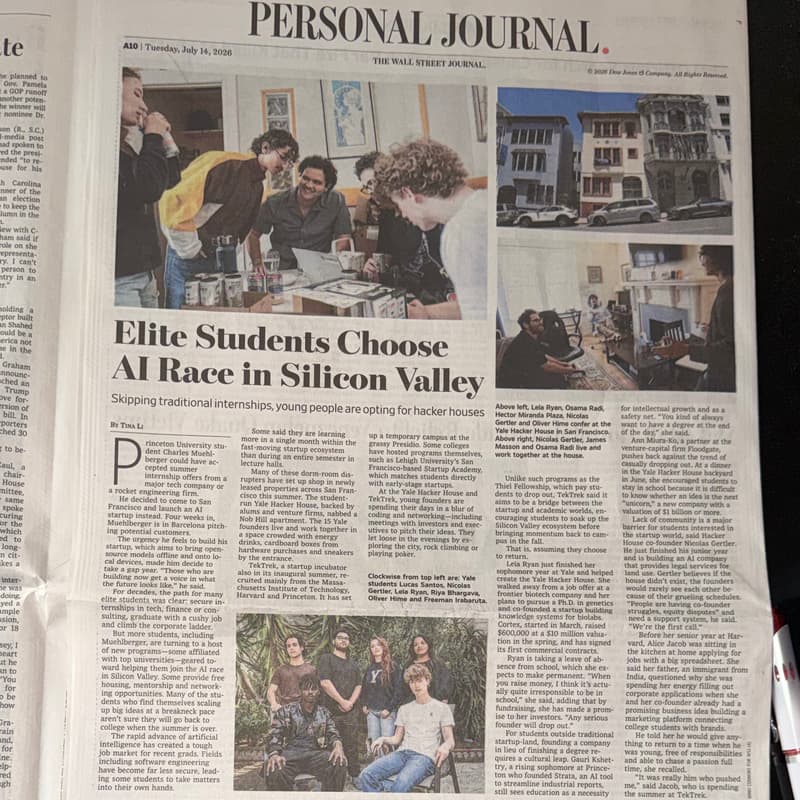 Cover Image for Yale Hacker House Finale