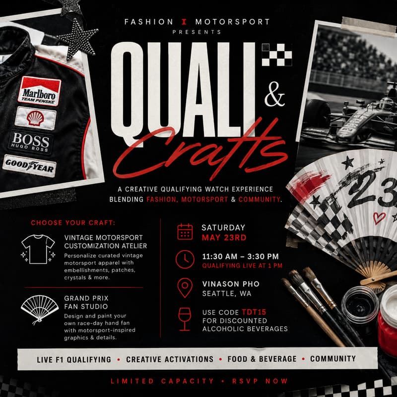 Cover Image for F1 Seattle: Quali & Crafts for Canadian GP