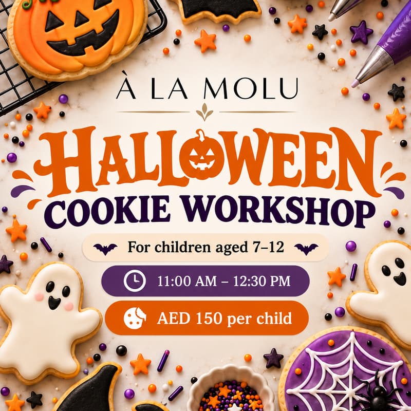 Cover Image for Halloween Cookie-Making & Decorating Workshop for Kids | À La Molu