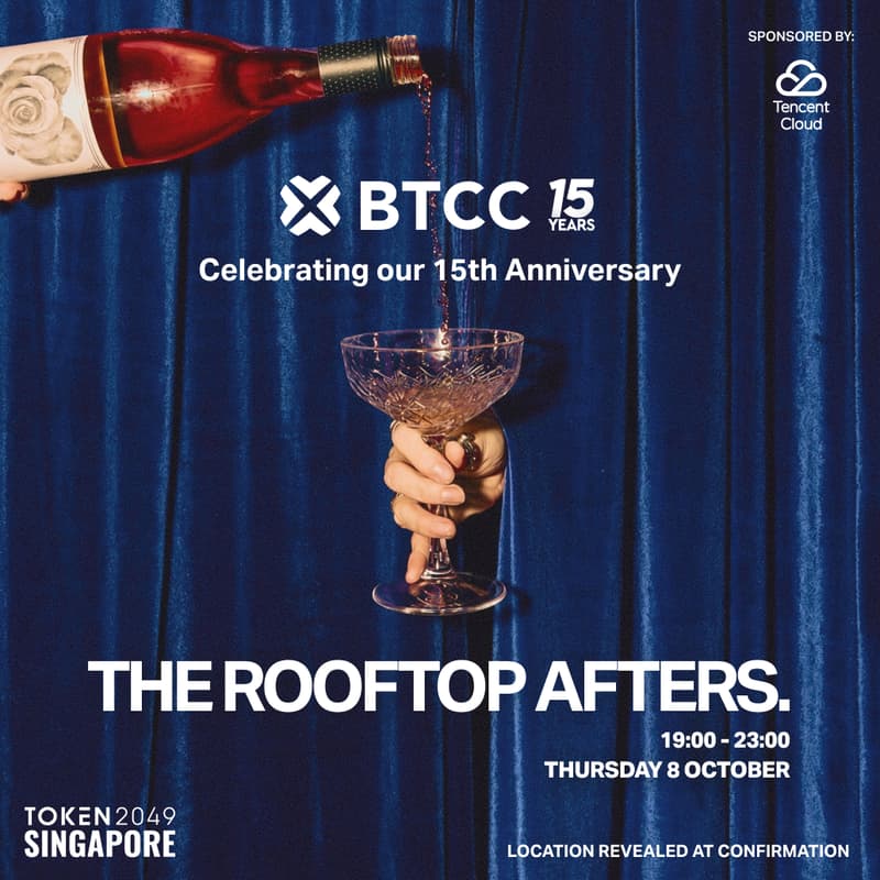 Cover Image for BTCC THE ROOFTOP AFTERS - TOKEN2049 Side Event