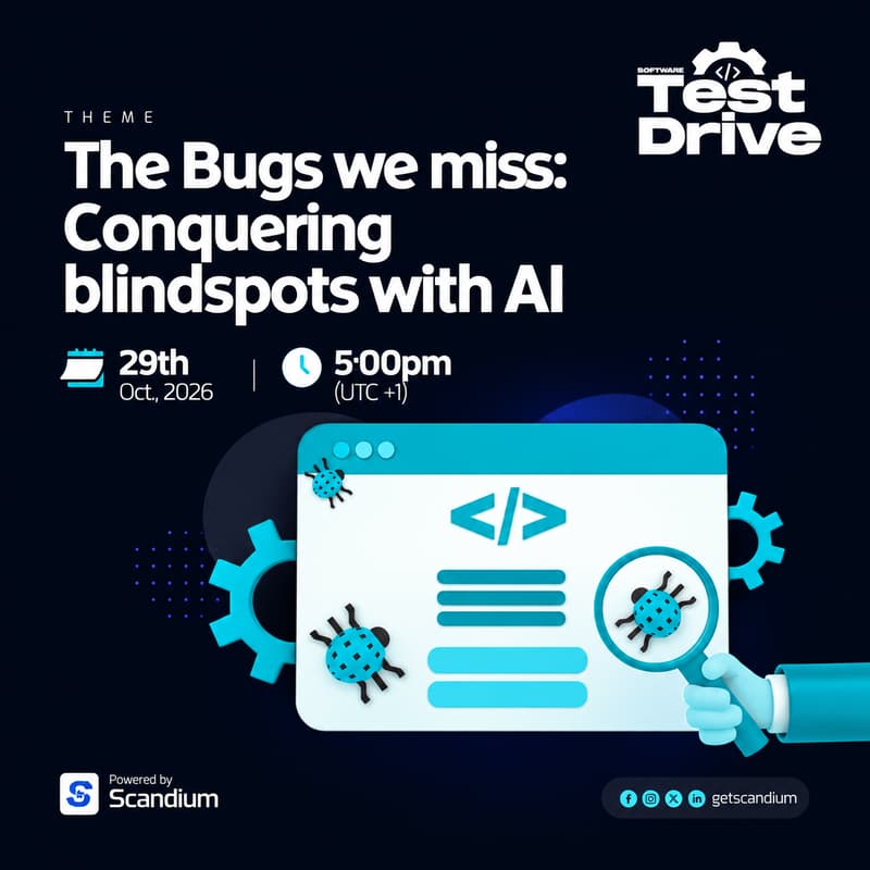 Cover Image for Software Test Drive (October 2026 Edition): The Bugs We Miss: Conquering Blindspots with AI