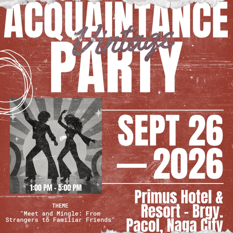 Cover Image for ACQUAINTANCE PARTY 2026