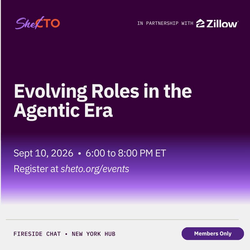 Cover Image for SheTO NYC Hub | Evolving Roles in the Agentic Era