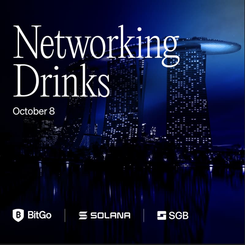 Cover Image for Token2049 Networking Event with BitGo, Solana & SGB