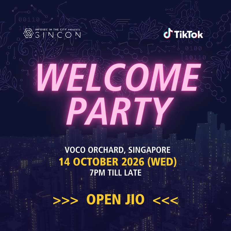 Cover Image for SINCON 2026 Welcome Party with TikTok