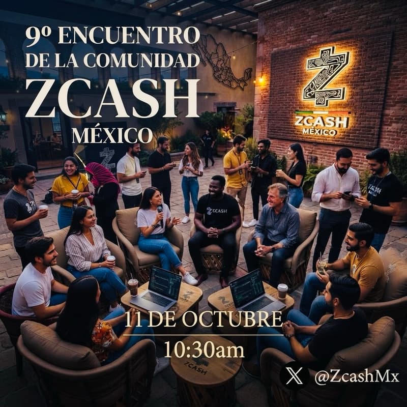 Cover Image for Zcash México (Querétaro): celebración por los 10 años de Zcash