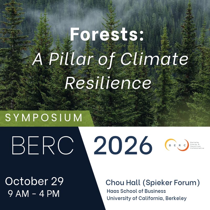 Cover Image for Forests: A Pillar of Climate Resilience, BERC Symposium