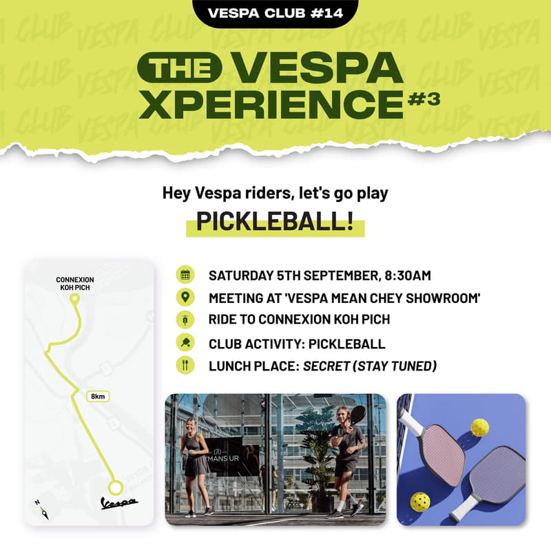 Cover Image for Vespa Club #14 β The Vespa Xperience