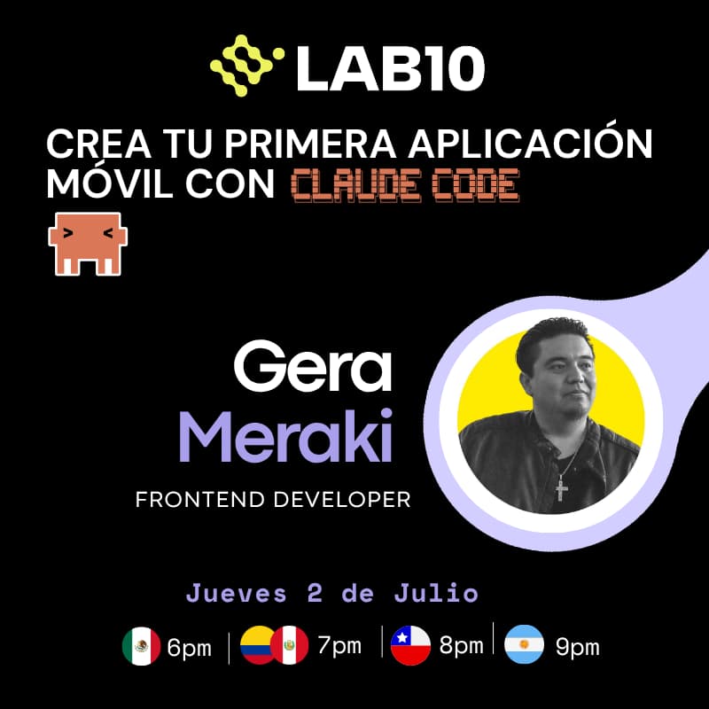 CREA TU PRIMERA APLICACIÓN MÓVIL CON CLAUDE CODE · Zoom · Luma
