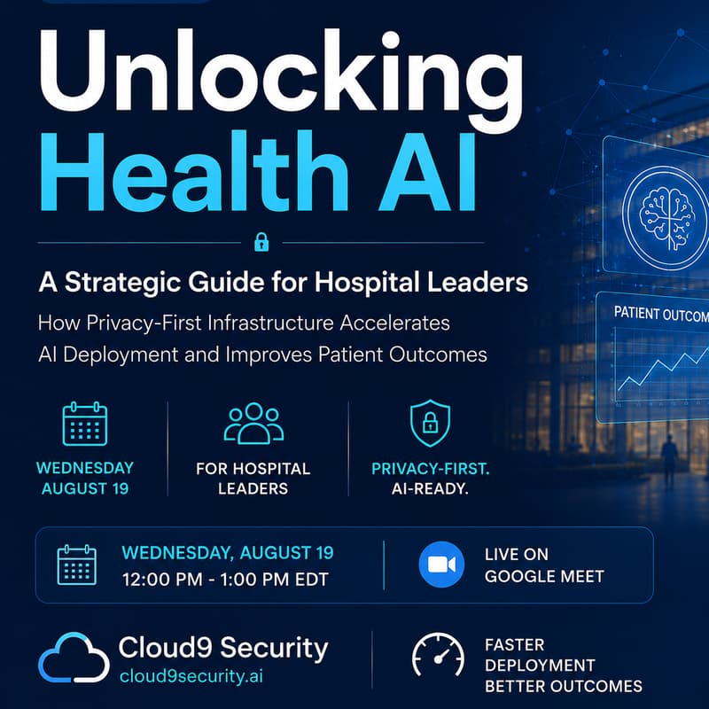 Cover Image for The Modern Hospital: How Privacy-First Infrastructure Accelerates AI Deployment and Improves Patient Outcomes