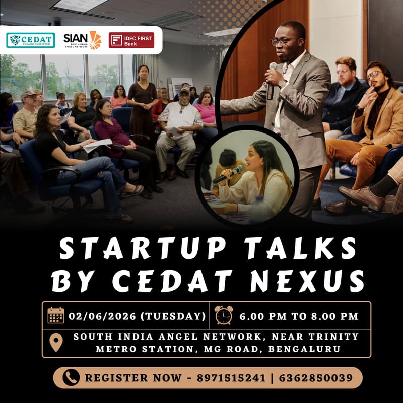 Cover Image for Startup Talks by CEDAT