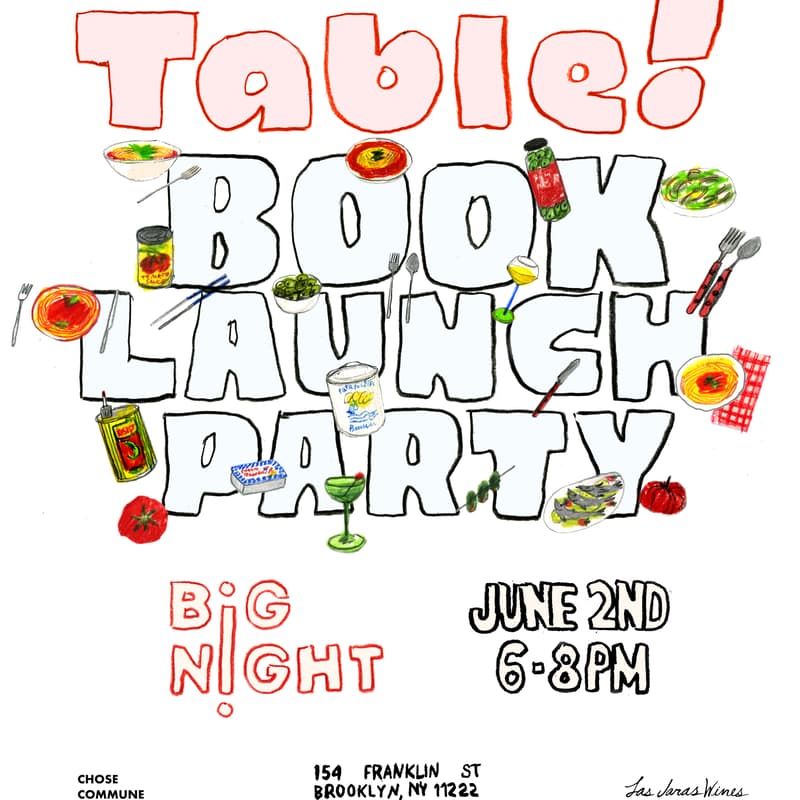 Cover Image for Table! Book Launch Party