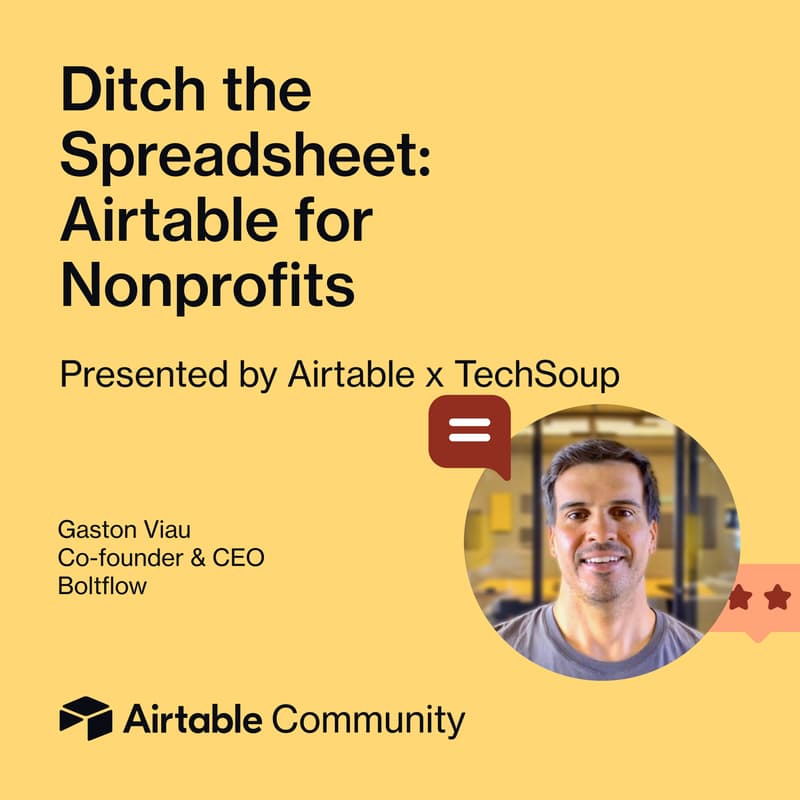 Cover Image for Ditch the Spreadsheet: Airtable for Nonprofits