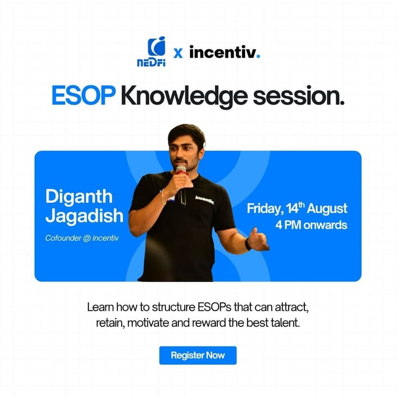 Cover Image for NedFi Venture X Incentiv: ESOP Session