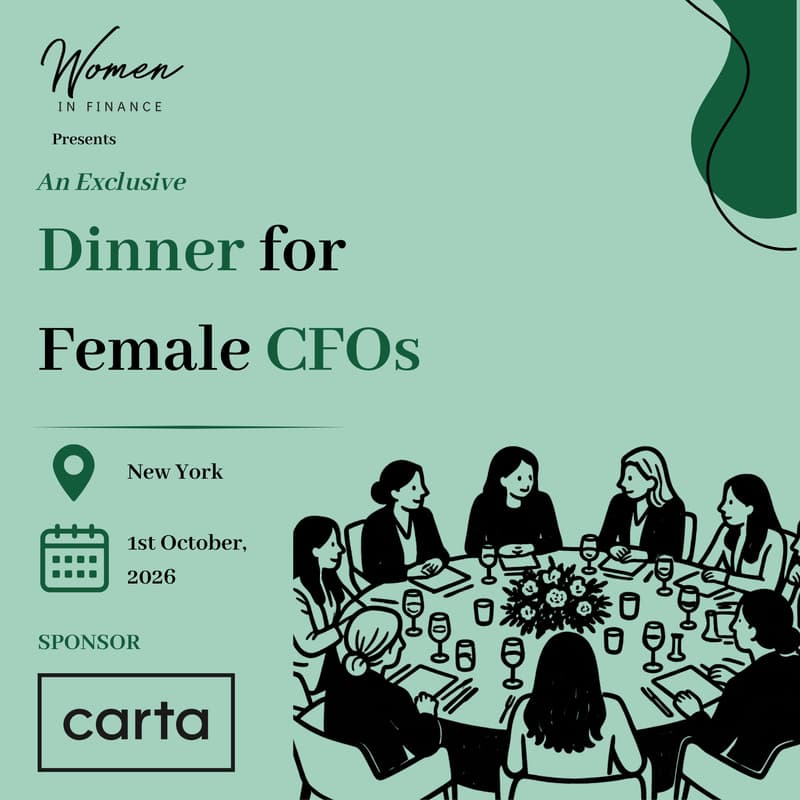 Cover Image for Women in Finance Group presents an Exclusive Dinner for Female CFOs