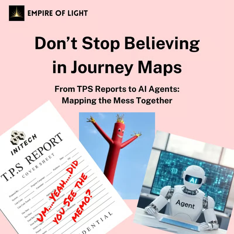 Cover Image for Don't Stop Believin': Journey Mapping from TPS Reports to AI