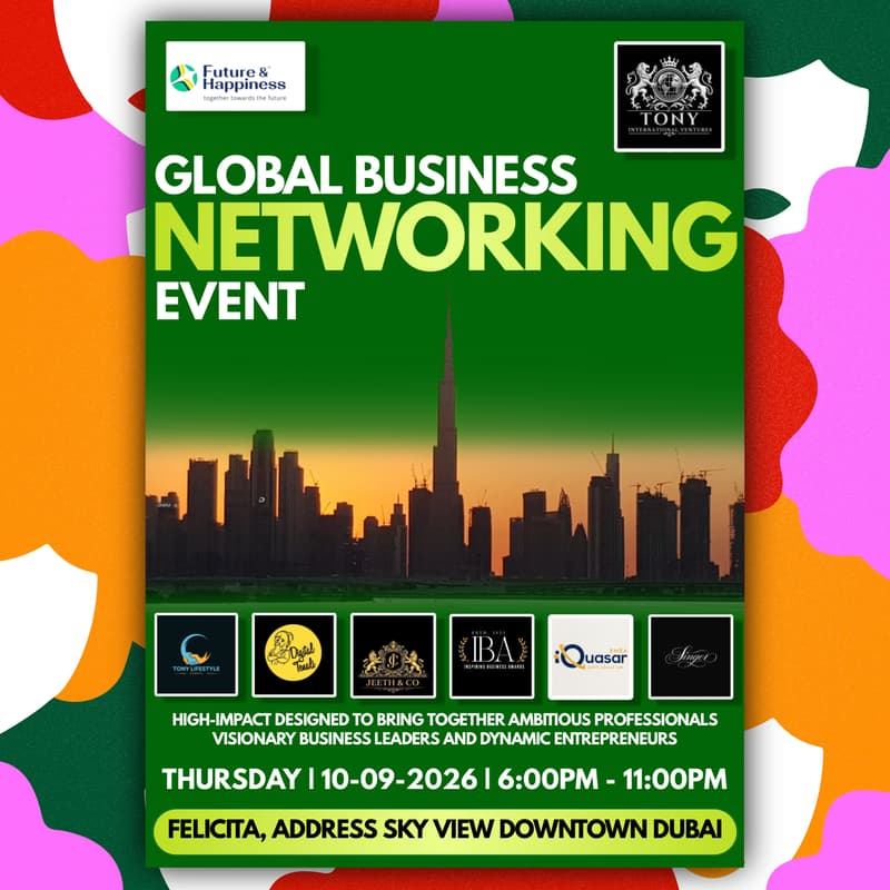 Cover Image for GLOBAL BUSINESS NETWORKING EVENT