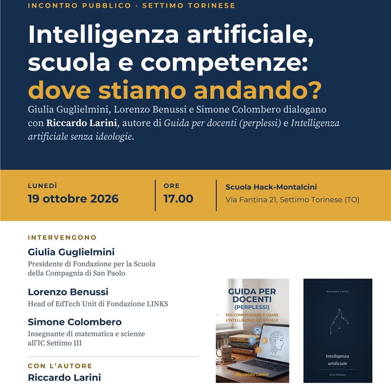 Cover Image for Intelligenza artificiale, scuola e competenze: dove stiamo andando?