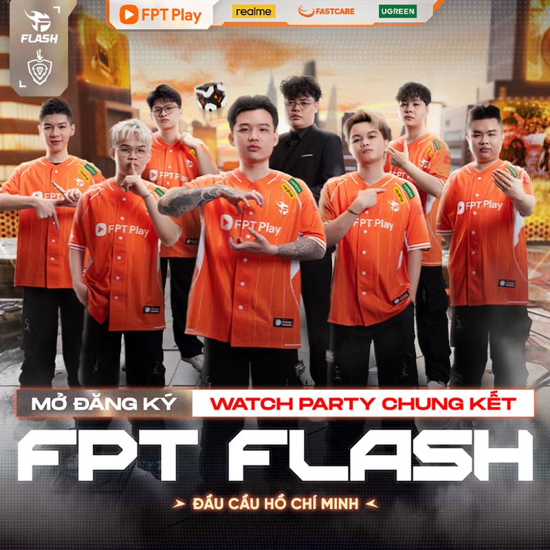 Cover Image for WATCH PARTY FPT FLASH | CHUNG KẾT 10.05.2026⚡HỒ CHÍ MINH