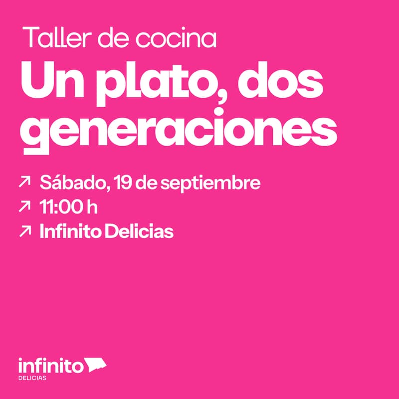 Cover Image for Un plato, dos generaciones. Taller de cocina