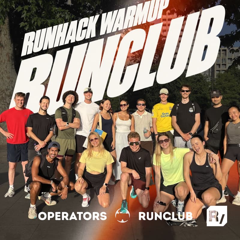 Cover Image for RUN HACK Warm-up x London Startup Operators Runclub🚀👟