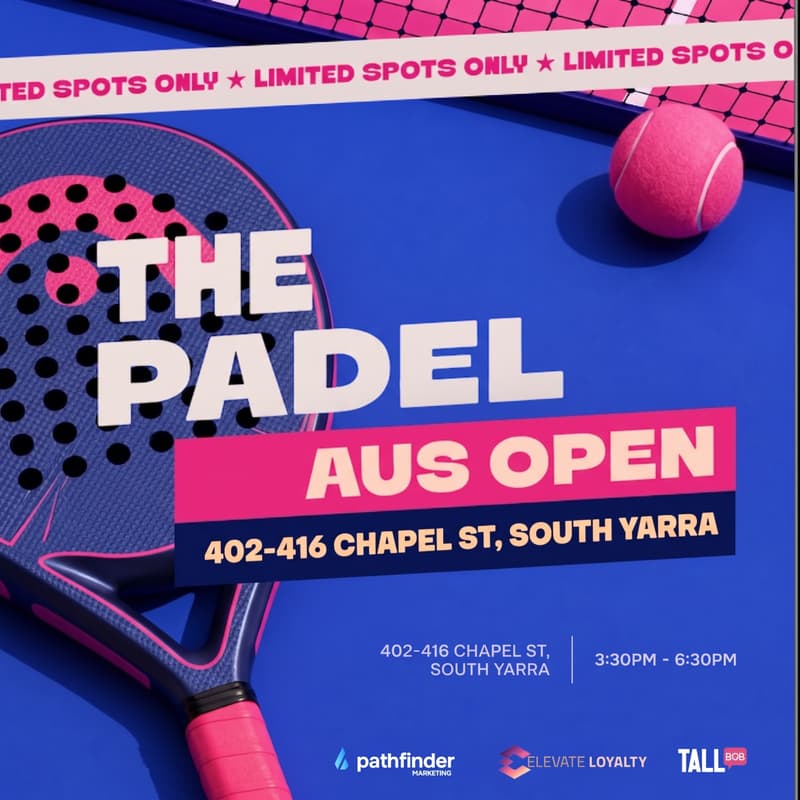 Cover Image for 🏆 THE PADEL AUSTRALIAN OPEN 🏆