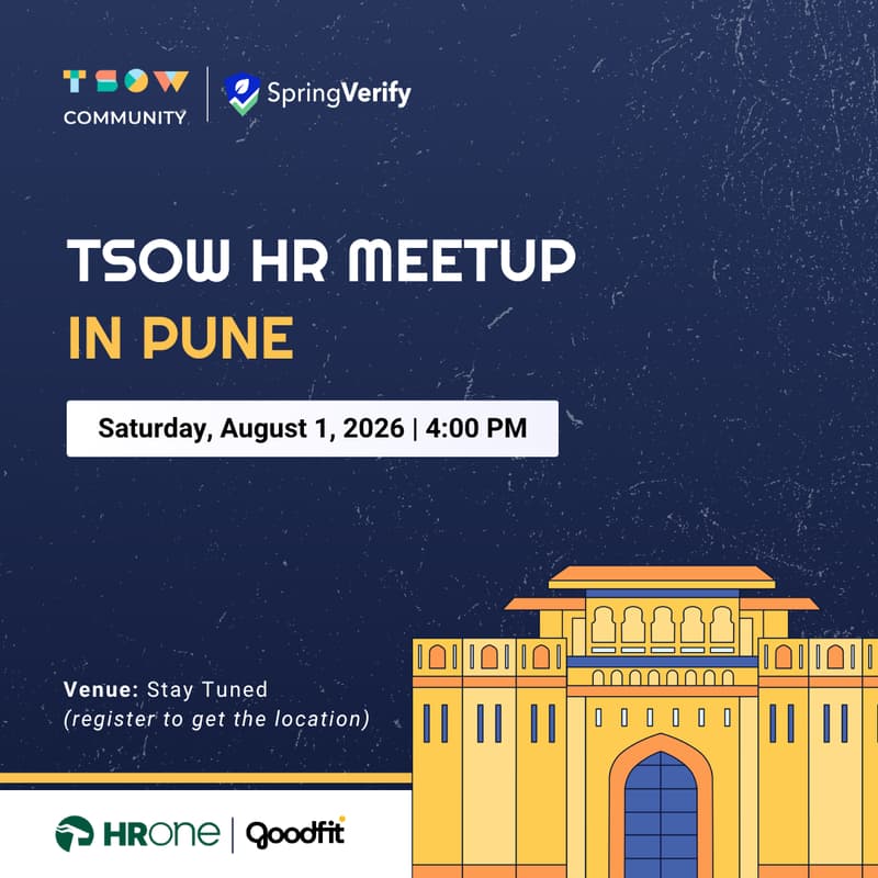 Cover Image for TSOW HR Meetup in Pune