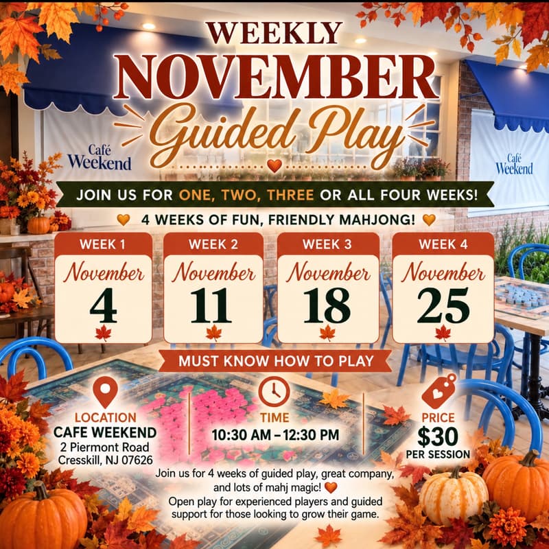 Cover Image for November 18 Guided Play @cafeweekend