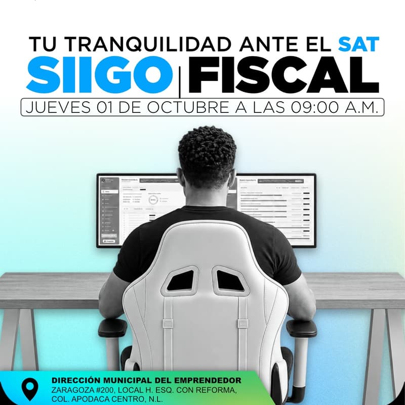 Cover Image for TU TRANQUILIDAD ANTE EL SAT: SIIGO FISCAL (PRESENCIAL)