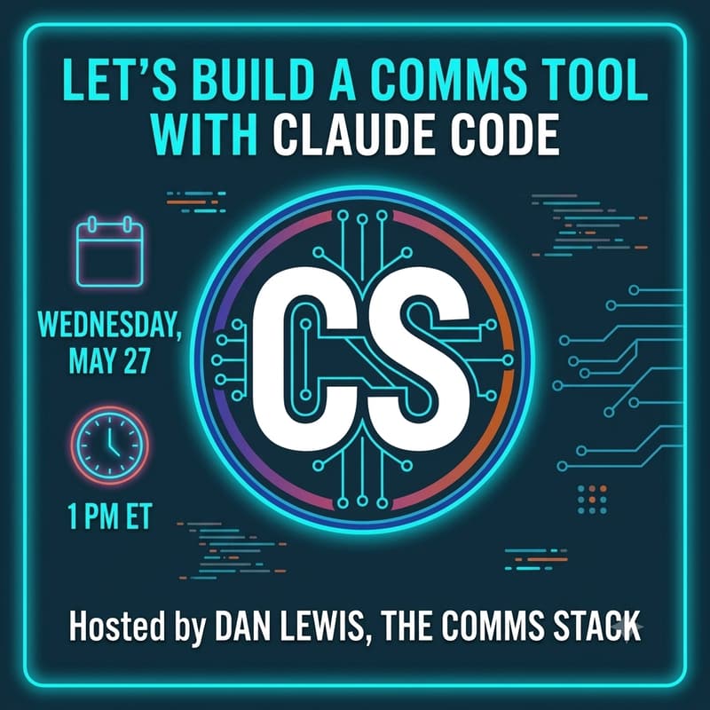 Cover Image for Let's Build a Comms Tool with Claude Code