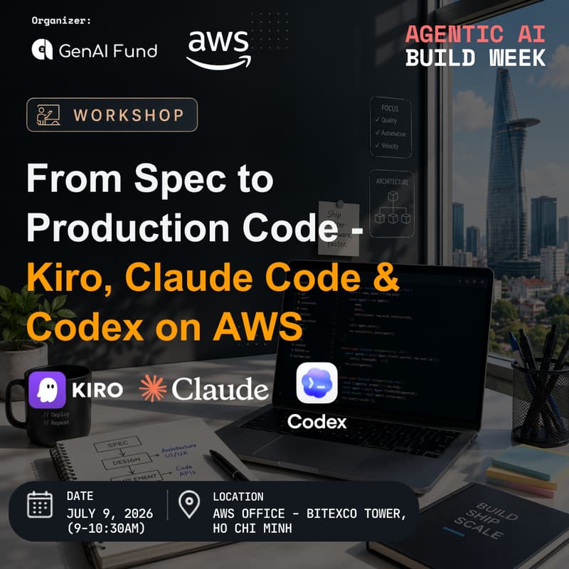 Cover Image for From Spec to Production Code — Kiro, Claude Code & Codex on AWS