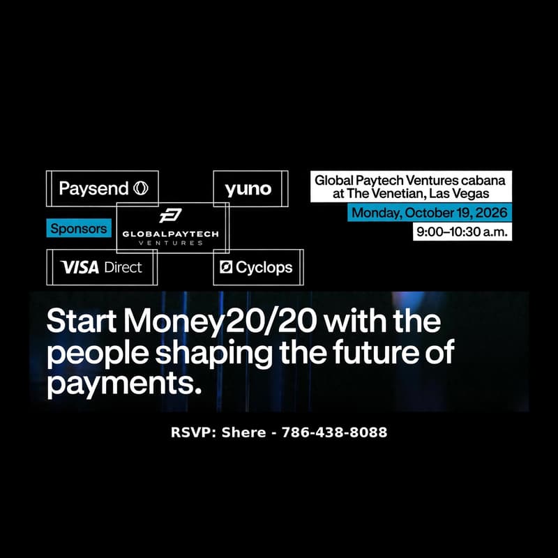 Cover Image for Pre-Money20/20 Coffee Meet | Hosted by Global Paytech Ventures And Visa Direct