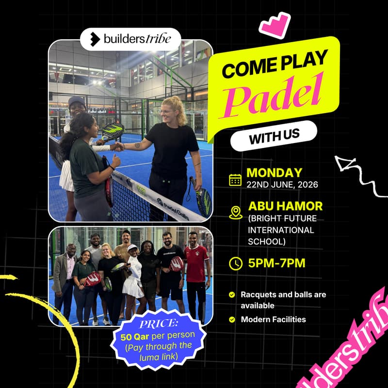 Cover Image for Come Play Padel With Us 🎾