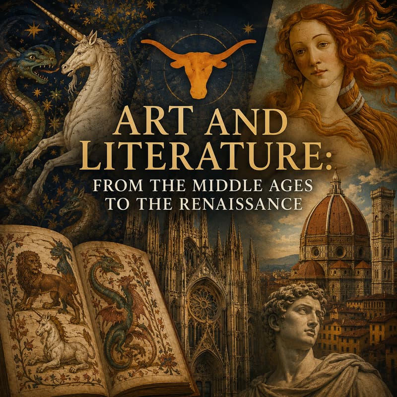 Cover Image for Art and Literature: from the Middle Ages to the Renaissance