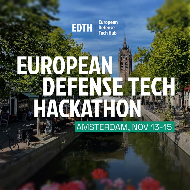 Cover Image for European Defense Tech Hackathon - Amsterdam