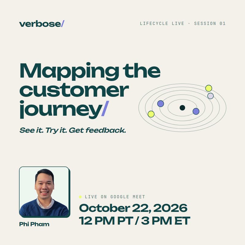 Cover Image for Lifecycle Live Workshop: Mapping the Customer Journey