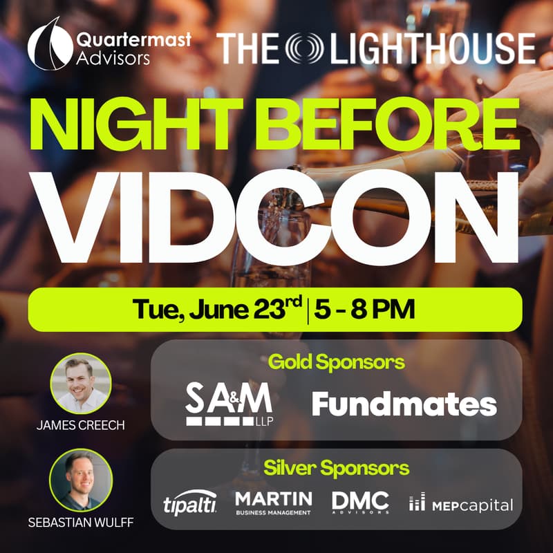 Cover Image for Night Before VidCon 2026 | Hosted by Quartermast Advisors & The Lighthouse