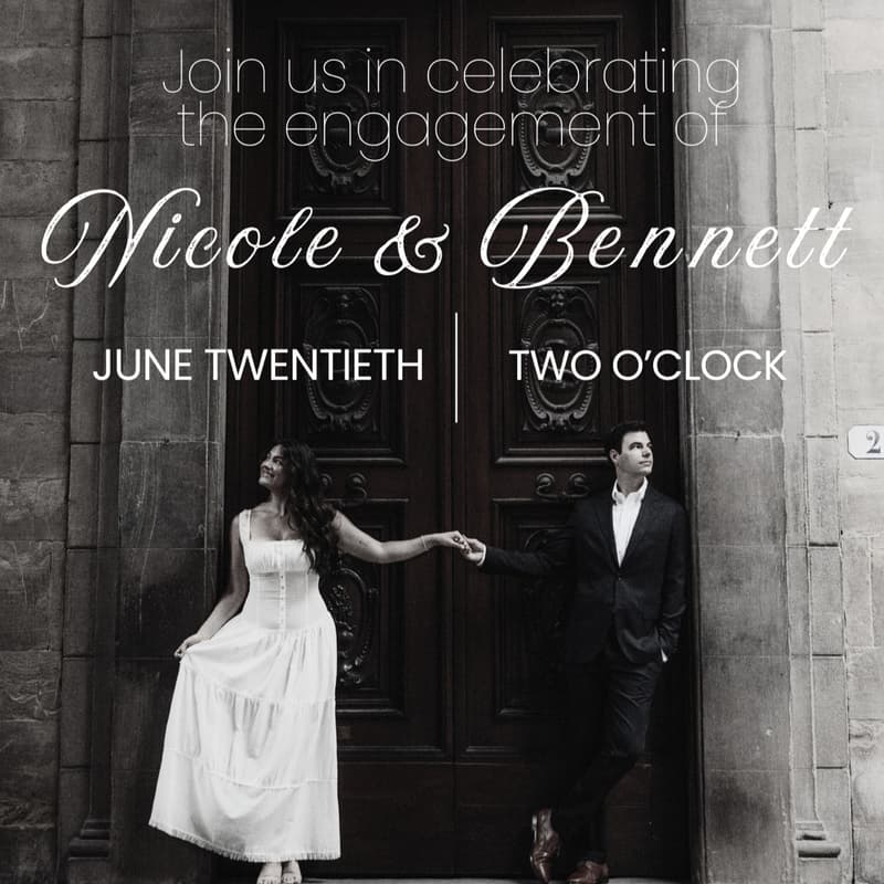 Cover Image for Nicole and Bennett's Engagement Celebration