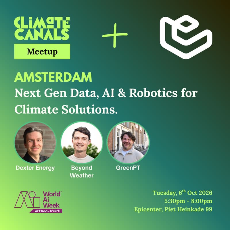 Cover Image for Climate Canals: Next Gen Data, AI & Robotics for Climate Solutions.