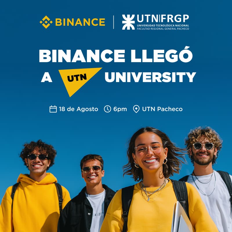 Cover Image for Binance University Tour - UTN PACHECO