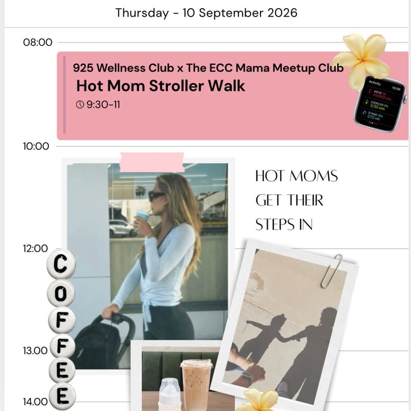 Cover Image for The ECC Mama Meetup Club x 925 Wellness Club | Hot Mom Stroller Walk