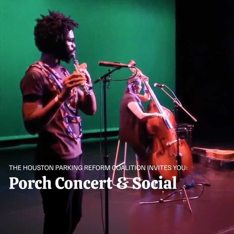 Cover Image for Porch Concert & Parking Reform Social
