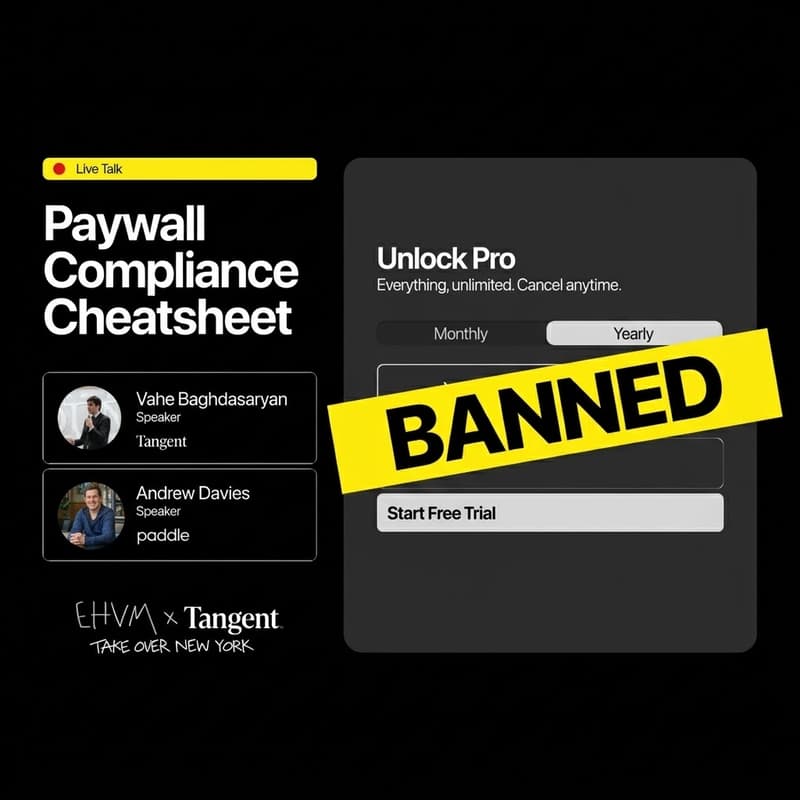 Cover Image for Paywall Compliance Cheatsheet with Paddle & Tangent