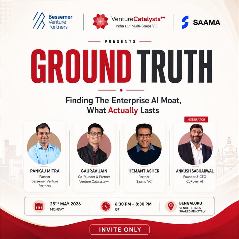 Cover Image for Ground Truth by Bessemer Venture Partners x Venture Catalyst++ x Saama VC