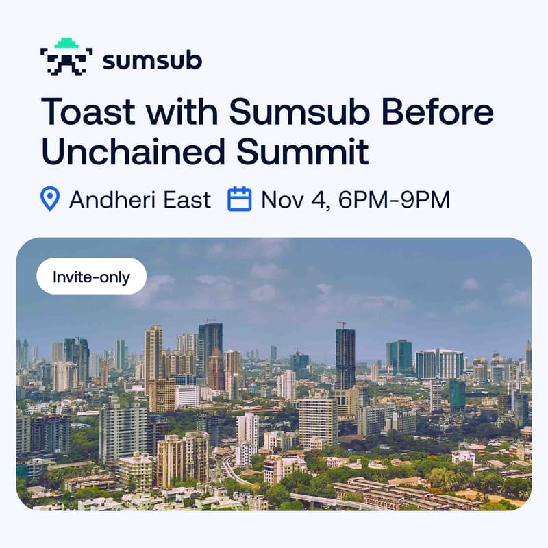 Cover Image for 🥂 Toast with Sumsub Before Unchained Summit