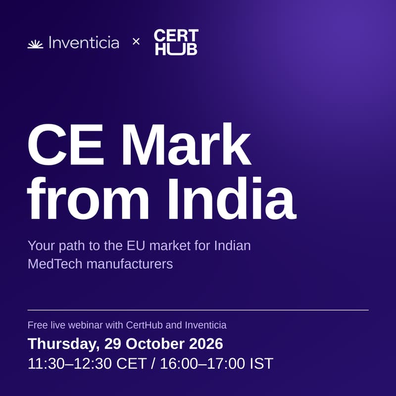 Cover Image for From India to the EU: A Practical Guide to CE Marking for MedTech Manufacturers