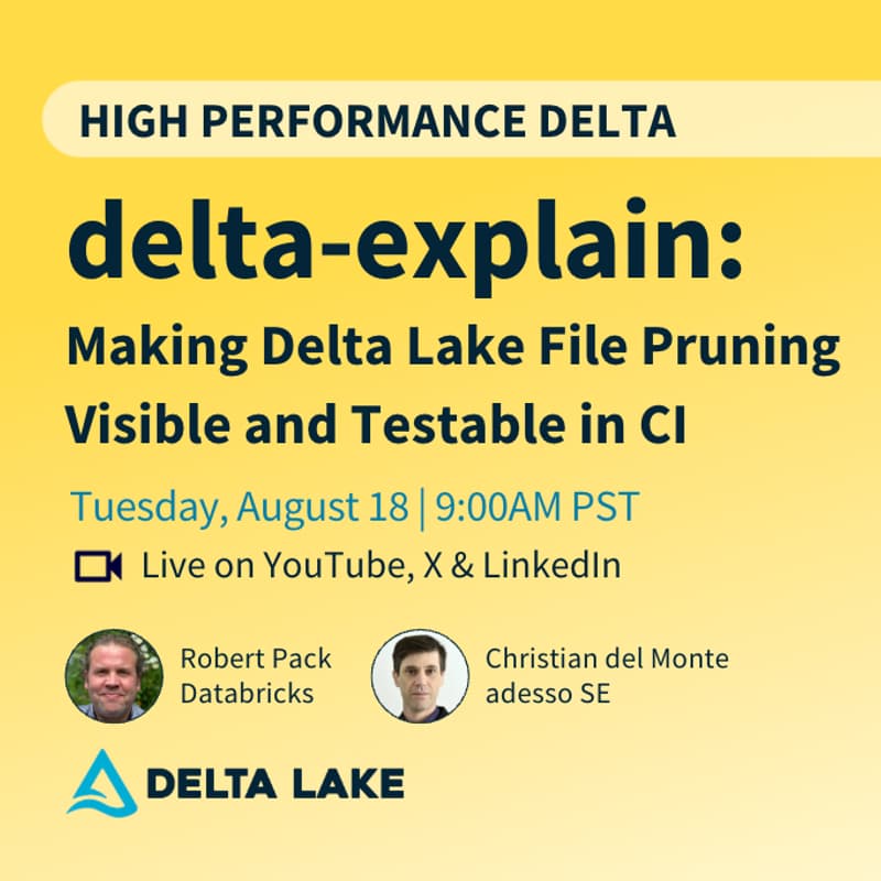 Cover Image for delta-explain: Making Delta Lake File Pruning Visible, and Testable in CI