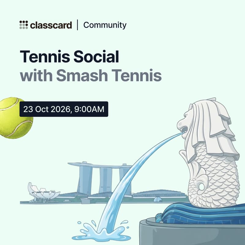 Cover Image for Classcard Tennis Social: Singapore 🎾