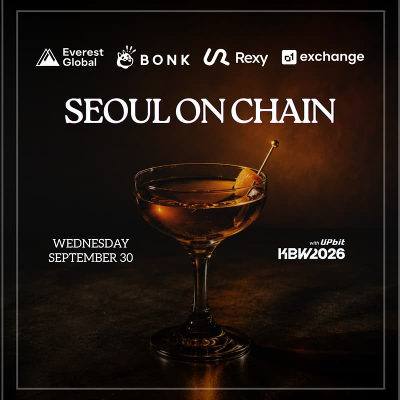 Cover Image for Seoul On Chain: By BONK, EVG, REXY and o1.exchange