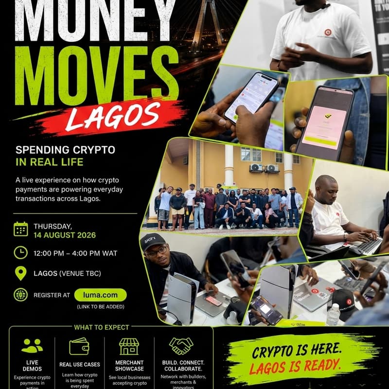 Cover Image for Money Moves Lagos: Spending Crypto in Real Life · A Blip × Quai Experience